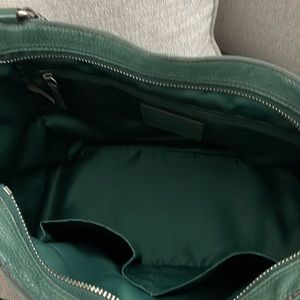 Green Coach purse and wallet